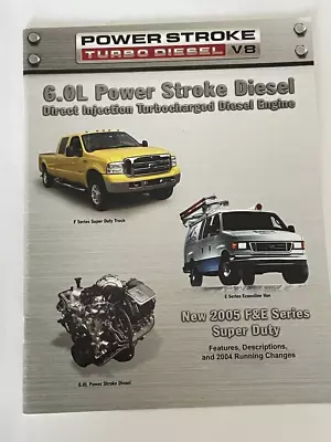 2005 Ford F250 F350 6.0L Power Stroke Diesel Engine Service Manual Book E 2004 • $129.99