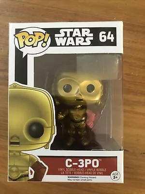 NEW Funko Pop Vinyl Star Wars C-3PO No 64 • $34.99