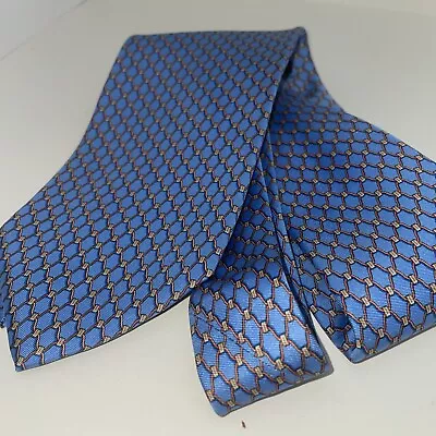 Brooks Brothers 346 Men’s Silk Tie Chain Design 58x3.5” • $12