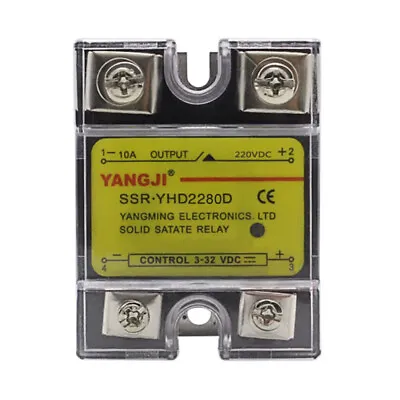 Solid State Relay SSR 80A DC3-32V Control DC5-220V DC Control DC YHD2280D • $20.50