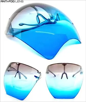 Motorcycle Biker Riding Face Shield SUN GLASSES Protective Eyewear Anti Fog Lens • $14.99