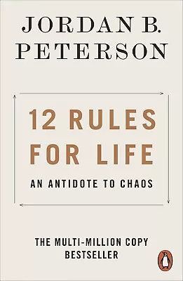 NEW 12 Rules For Life 2019 By Jordan B. Peterson Paperback Book | FREE SHIPPING • $17.99