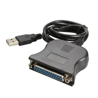 £4.96 • Buy USB DB25 25Pin Male To Female Printer Parallel Port IEEE 1284 LPT Adapter