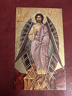 $1.99 • Buy Vintage Catholic Holy Card - Gilded Icon The Transfiguration Of Christ