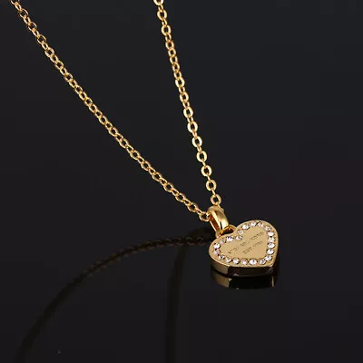 £26 • Buy Michael Kors Heart Pendant Necklace Silver Rose Gold W/ MK Pouch