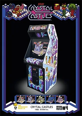 £2.99 • Buy ARCADE GAME FLYER MINI POSTERS  Glossy Retro Game Room Art Reproduction 10x15cm 