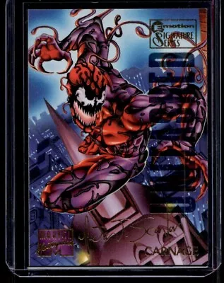 1995 Marvel Masterpieces - Emotion Signature Series - Carnage - #21 • $14.99