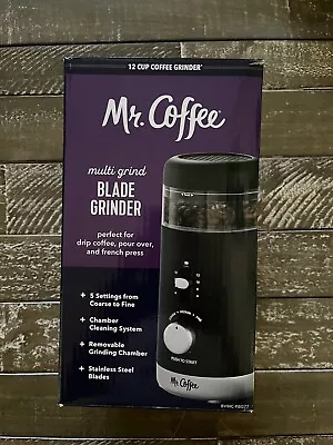 Brand New! Mr. Coffee BVMC-PBG77 - 5 Grind 12-Cup Automatic Coffee Grinder • $20