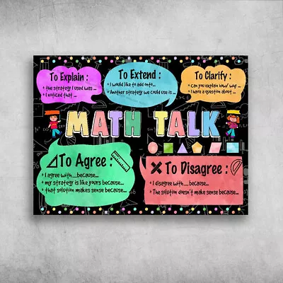 Math Talk Back To School - To Explain The Strategy I Used Was I Noticed Th... • $14.52