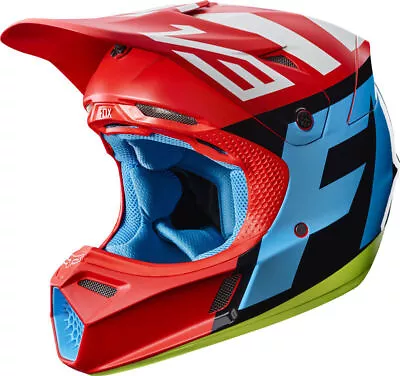 Fox Racing V3 Creo Red  Helmet Mx Dirt Bike Composite Mips Siz Large • $299