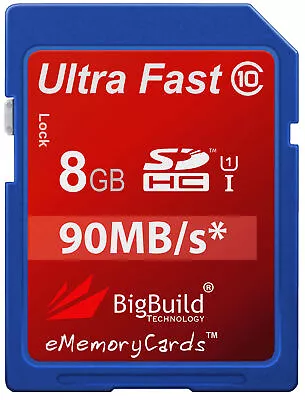 8GB Memory Card For Panasonic Lumix DMC-TZ70 Camera | Class 10 SD SDHC New • £8.95