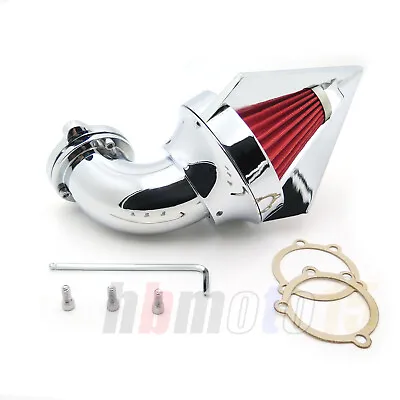 Air Cleaner Filter Kits Chrome Triangl For Harley S&S Custom Cv Evo Xl Sportster • $83.89