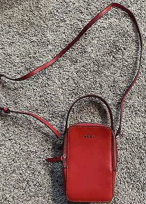 DKNY Stacey NS Phone Crossbody Red Leather Purse NWOT • $25