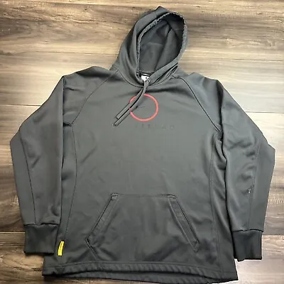 Nike Livestrong Hoodie Mens Large Gray Pullover Drawstring Sweatshirt Therma-fit • $13.76