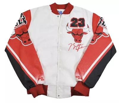 Vintage Chicago Bulls Micheal Jordan Chalk Line Jacket Size Small • $100