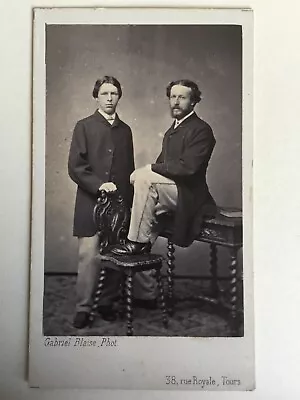 Photo By Gabriel Blaise Tours Circa 1865.  Men Who Hold The Chair  • $17.03