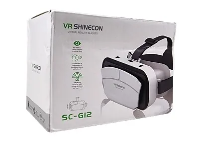 VR Shinecon Virtual Reality White/Black Portable Glasses SC-G12 Smartphone • $17.10