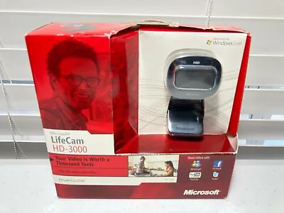BNIB Microsoft LifeCam HD-3000 Web Camera (T3H-00001) • $12.37