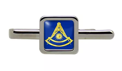 Masonic Lodge Past Master Square Tie Clip • $23.31