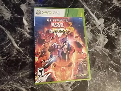 ULTIMATE MARVEL VS CAPCOM 3  Xbox 360 New Sealed EX+ No Rips Or Tears • $49.99