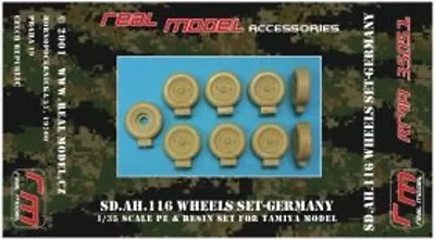 1/35 Real Model German Sd.Ah. 116 Famo Trailer Wheels • $38