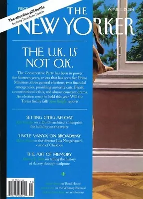 The New Yorker Magazine - April 1 2024 - The U.k. Is Not O.k. • £12.04