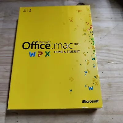 Office Mac Home & Student 2011  • $25