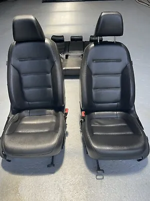 $649.99 • Buy 2011-18 VW Jetta  Black Leather Heated Seats Sedan MK6 OEM Electric OEM 🔥