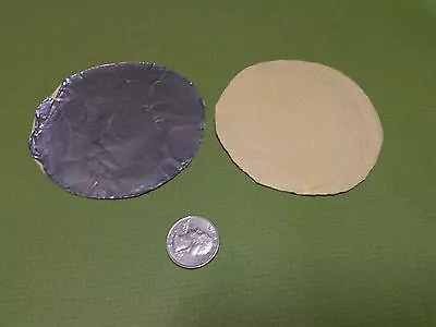 1 Circle Of Lead Foil With Adhesive Backing 3.5  Sticky • $6.99