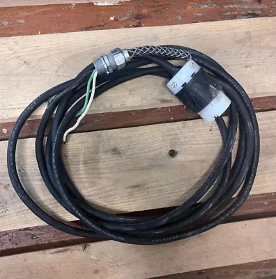 15 FT OF: 12/3 SJOOW Portable Power Cable Cord 300 Volt PASS AND SEYMOUR PLUG • $20