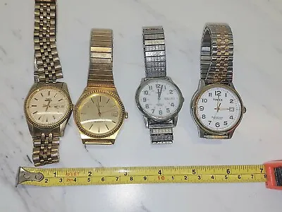 Timex Watches Indiglo Perpetual Quartz Calender Water Resistant + Watch-It Lot • $68.88