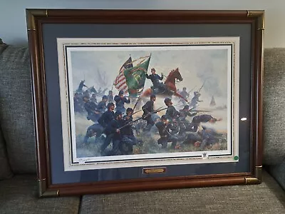 Mort Kunstler -  RAISE THE COLORS AND FOLOW ME -Original Issue [1991]  #555/1700 • $350