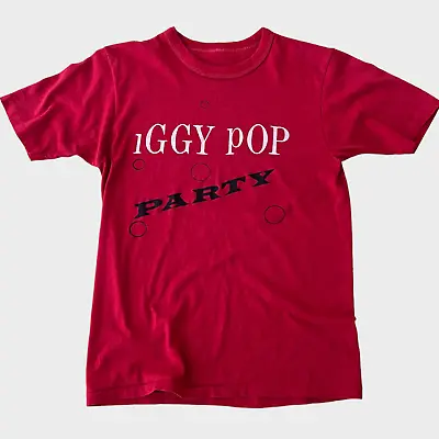 1981 Iggy Pop UK Tour Vintage Band Rock Tee Shirt 80s 1980s • $449.99