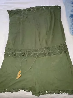 Michelle Jonas Green Romper Size Medium • $58