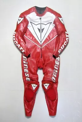 Vintage Dainese Ducati Motorcycle Racing Leather Suit Size 54 • $399