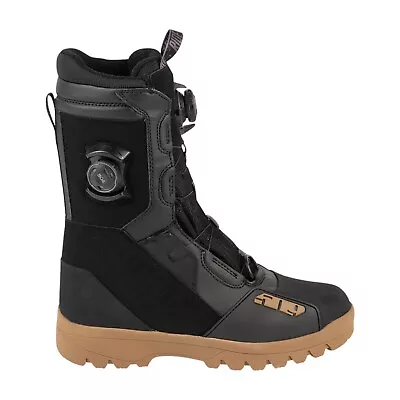 509 Mens Raid Double BOA Boots Size 10 Waterproof Black Gum F06000101-010-910 • $271.96