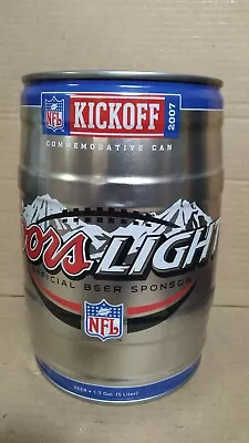 Coors Light NFL Kickoff 2007- 5 Liter Mini Keg-empty-No Contents • $11.99