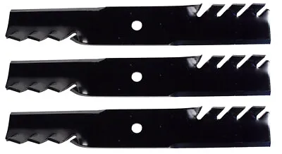 3 Gator Toothed Mulching Mower Blades Fit Gravely ZT 00273000 04919100 48  Deck • $44.99
