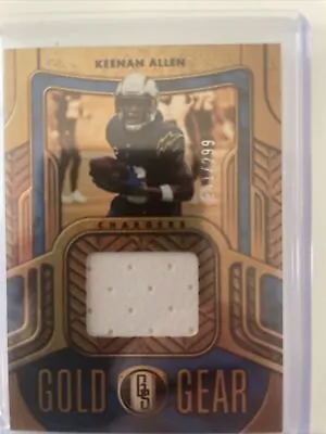 Keenan Allen 2022 Panini Gold Standard Game Worn Patch /299 • $12