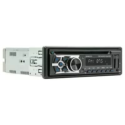 Single DIN Car Stereo Radio MP3 Player Audio Bluetooth FM AUX USB TF DVD VCD CD • $87.55