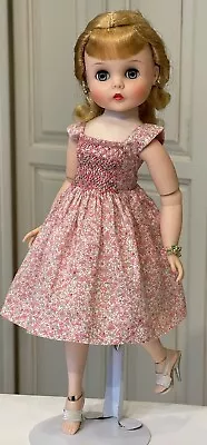 Boneka Hand Smocked Floral Sun Dress 4 16  Madame Alexander Elise Doll • $38