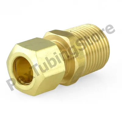 7/8  OD X 3/4  Male NPT Connector (Lead-Free) Brass Compression Fitting • $6.25