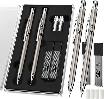 Mr. Pen- Metal Mechanical Pencils 0.9mm 2 Pack Pencil Mechanical Lead Metal • $10.72