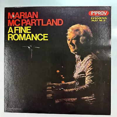 A Fine Romance LP Record Vinyl Marian McPartland Improv 7115 • $12.79