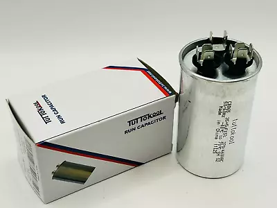 Tuttokool GCR3435 35uf Microfarad Dual Section Motor Round Run Capacitor • $8.99