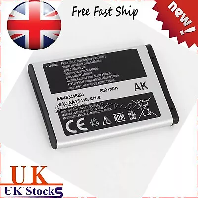 New Replacement Ab463446ba Ab463446bu Battery For Samsung E1200 C3590 800mah Uk • £11.66