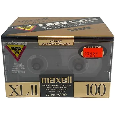 Maxell XLII 100 / Brand New Sealed 5 Pack • $36