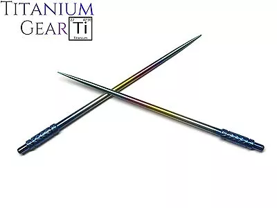 Titanium ToothPick 2 Pack .8g! Ti EDC Survival Kit Hygiene USA SELLER Color • $11.95