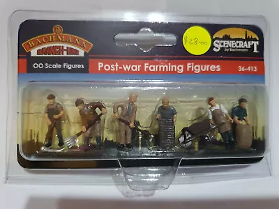 Bachmann Scenecraft 36-413 Post-war Farming Figures OO Scale • $28