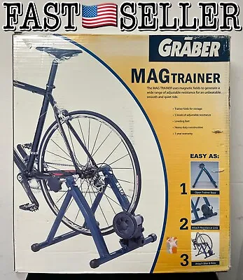 Graber Mag Trainer Exercise Stationary Magnetic Bike Pedal Bicycle Trainer - NEW • $142.47